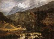 Johan Christian Dahl Alpine Landscape USA oil painting artist